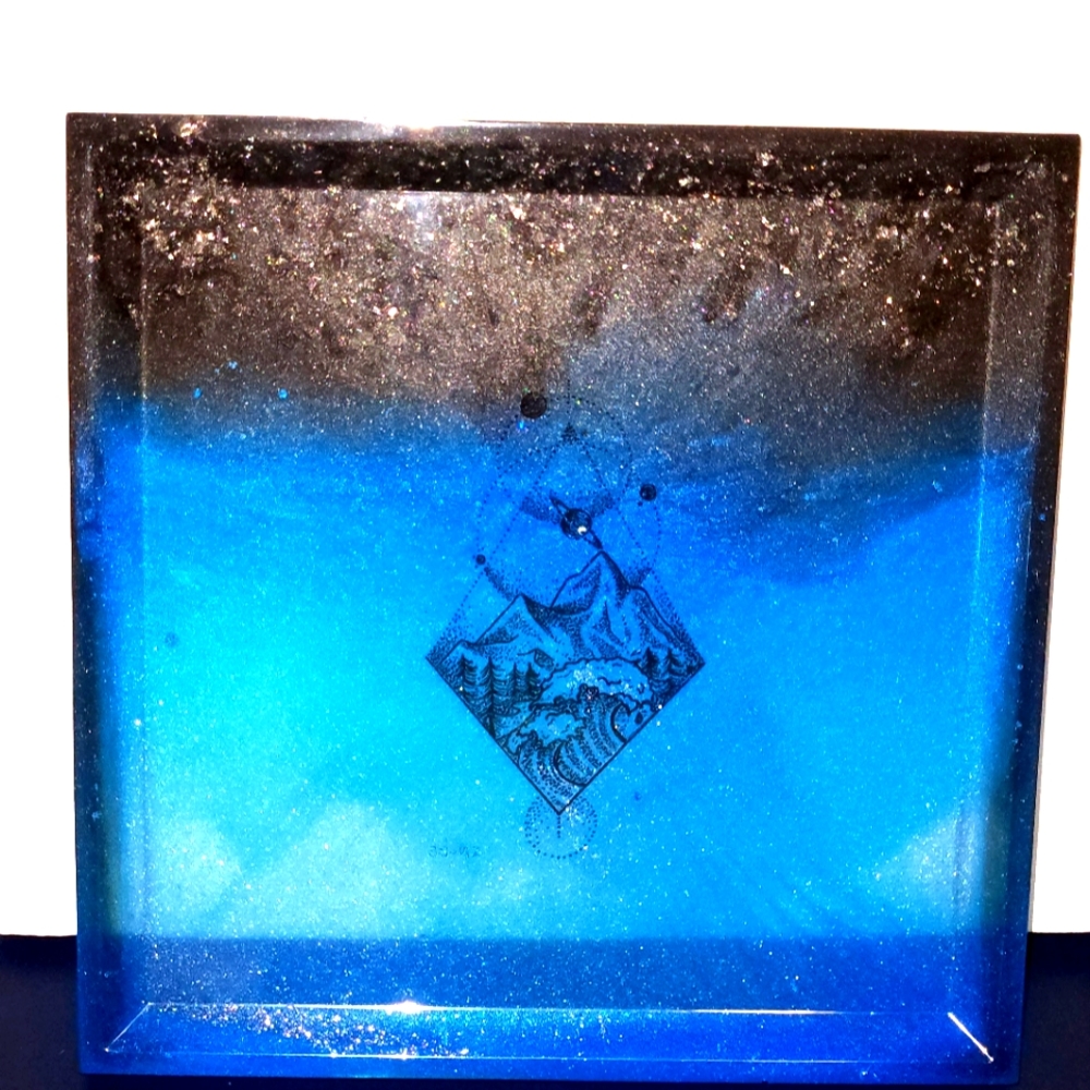 Custom Made Night Sky Home Decor Tray